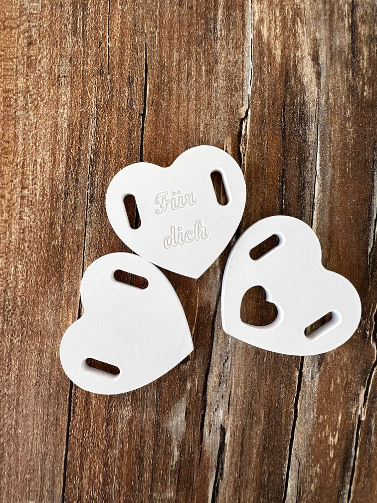 Serviettenherzen 3er Set