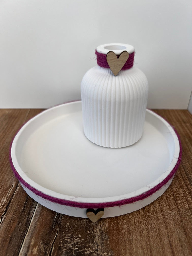 Schale "Gustav" mit Vase "Frieda"