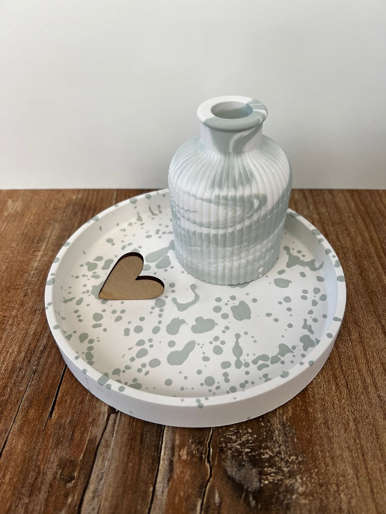 Schale "Gustav" mit Vase "Frieda"