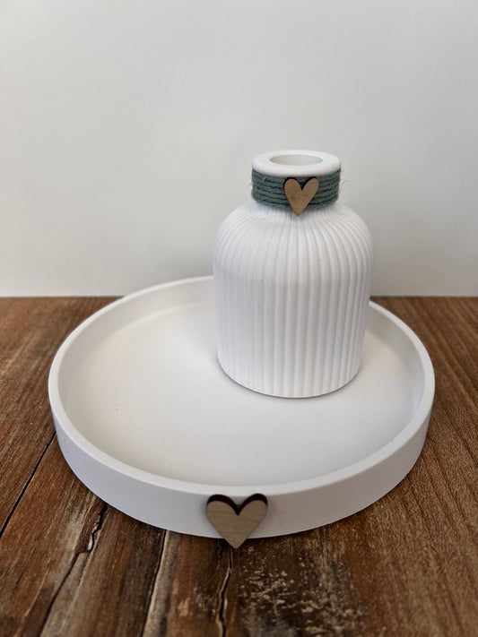 Schale "Gustav" mit Vase "Frieda"